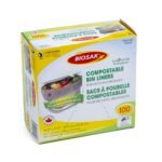 BIOSAK 3 gallon kitchen compost liner box, 100 count
