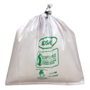 best compost bags Canada dont leak closeup of a compostable kitchen liner material