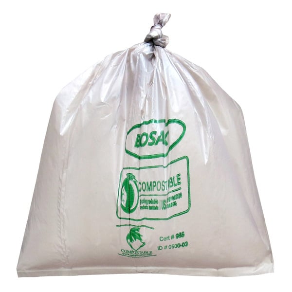 best compost bags Canada dont leak closeup of a compostable kitchen liner material