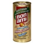 Bon Ami powder cleanser shown as a gentler powder option for glass safety comparison