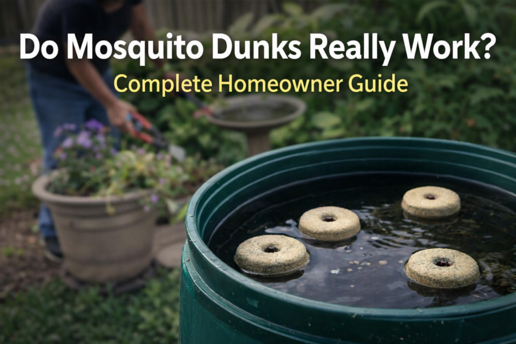 Do mosquito dunks really work in standing water rain barrel homeowner guide