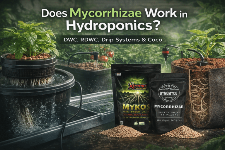 Does mycorrhizae work in hydroponics DWC RDWC drip and coco comparison