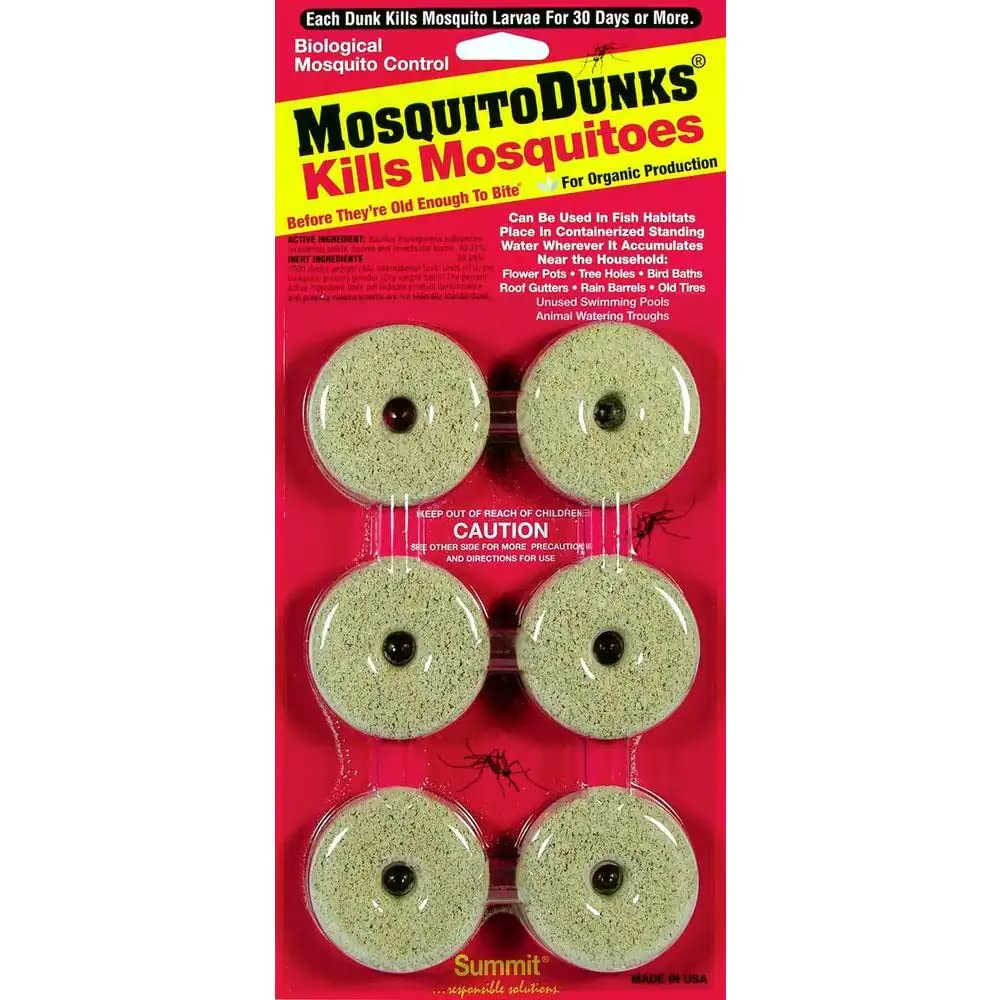 Do Mosquito Dunks really work 6 pack for standing water