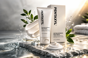 Pentaxyl review Asia – Peptide Intensive Skin Cream tube and box packaging