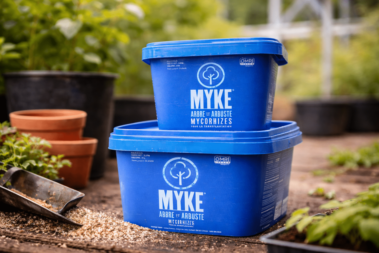 Premier Tech MYKE review banner image of MYKE transplant mycorrhizae containers for tomatoes