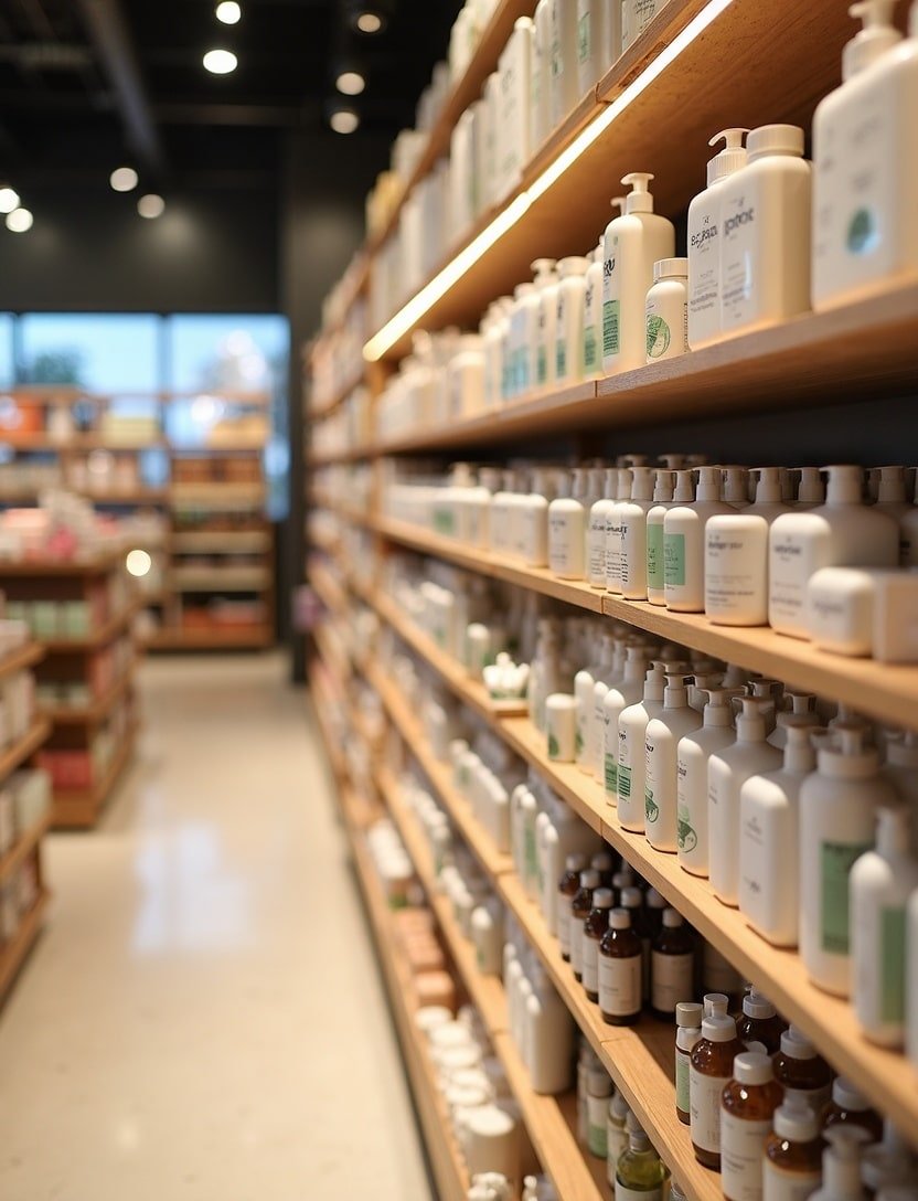 Inspire Distribution 1 Well-stocked retail store shelves, consumer goods distribution