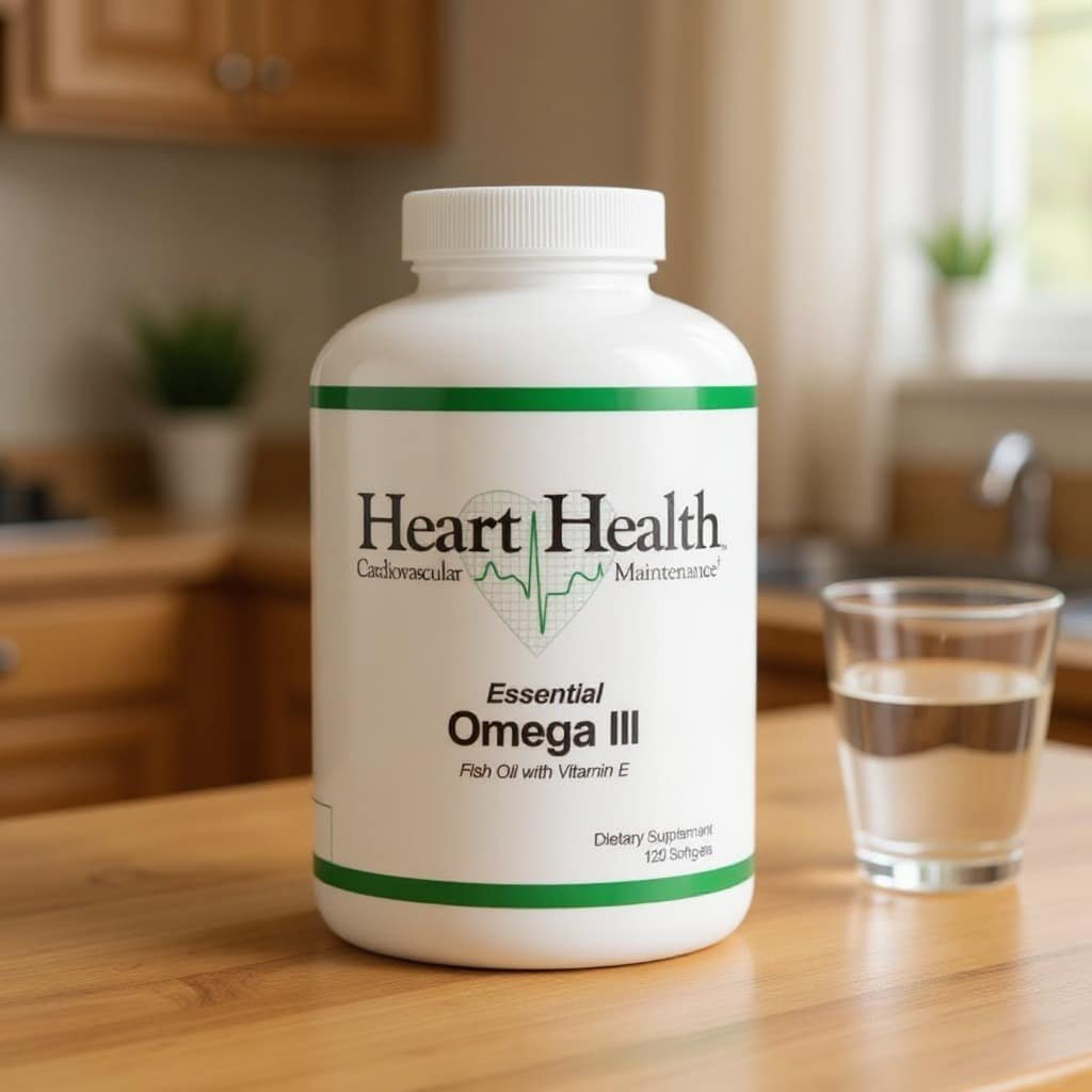 Heart Health Essential Omega III Fish Oil Review: Real EPA/DHA Dose or Marketing? (2026) 1 Heart Health Essential Omega III Fish Oil bottle, the product this Heart Health Omega review covers
