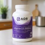 Best Vitamin D Supplement for Canada (2026) 3 AOR Vitamin D3 2500 IU vegan capsules bottle