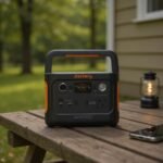 Jackery Explorer 300 Plus power station on a picnic table
