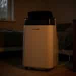SereneLife portable air conditioner in a bedroom