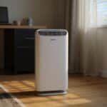 Winix 5510 air purifier in a home office