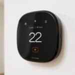 Best Smart Thermostat for Canada (2026) 2 Ecobee Smart Thermostat Premium mounted on a wall