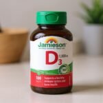 Best Vitamin D Supplement for Canada (2026) 4 Jamieson Vitamin D3 1000 IU tablets bottle