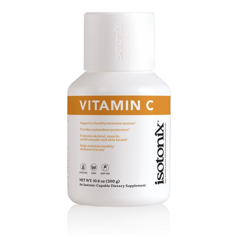 Isotonix Vitamin C review: bottle of the isotonic powder supplement