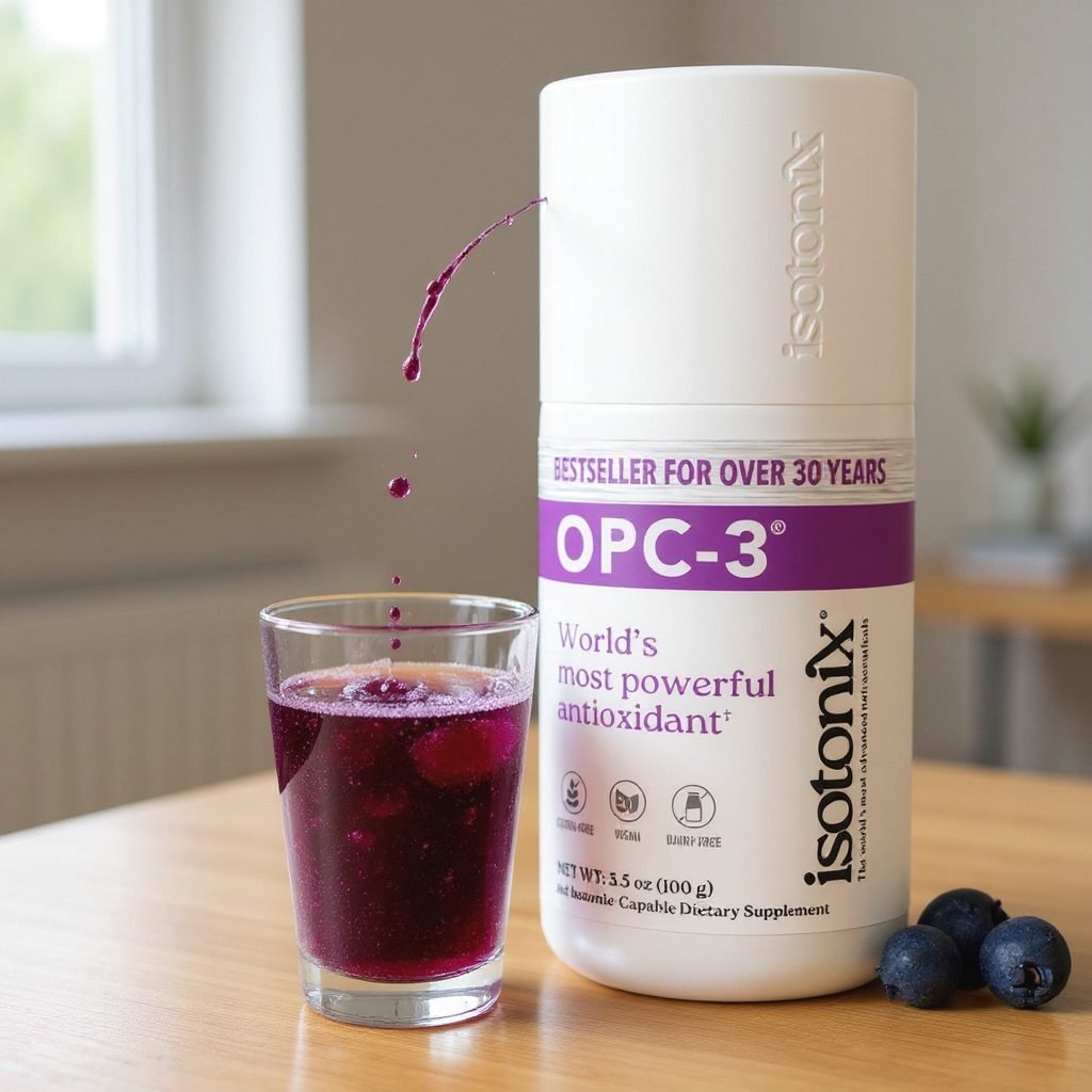 Isotonix OPC-3 bottle, the antioxidant it is designed to complement