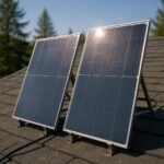 JJN 425W N-Type Bifacial Solar Panels 2Pcs (UL Certified)