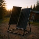 JJN 550W Bifacial Solar Panels 2PCS